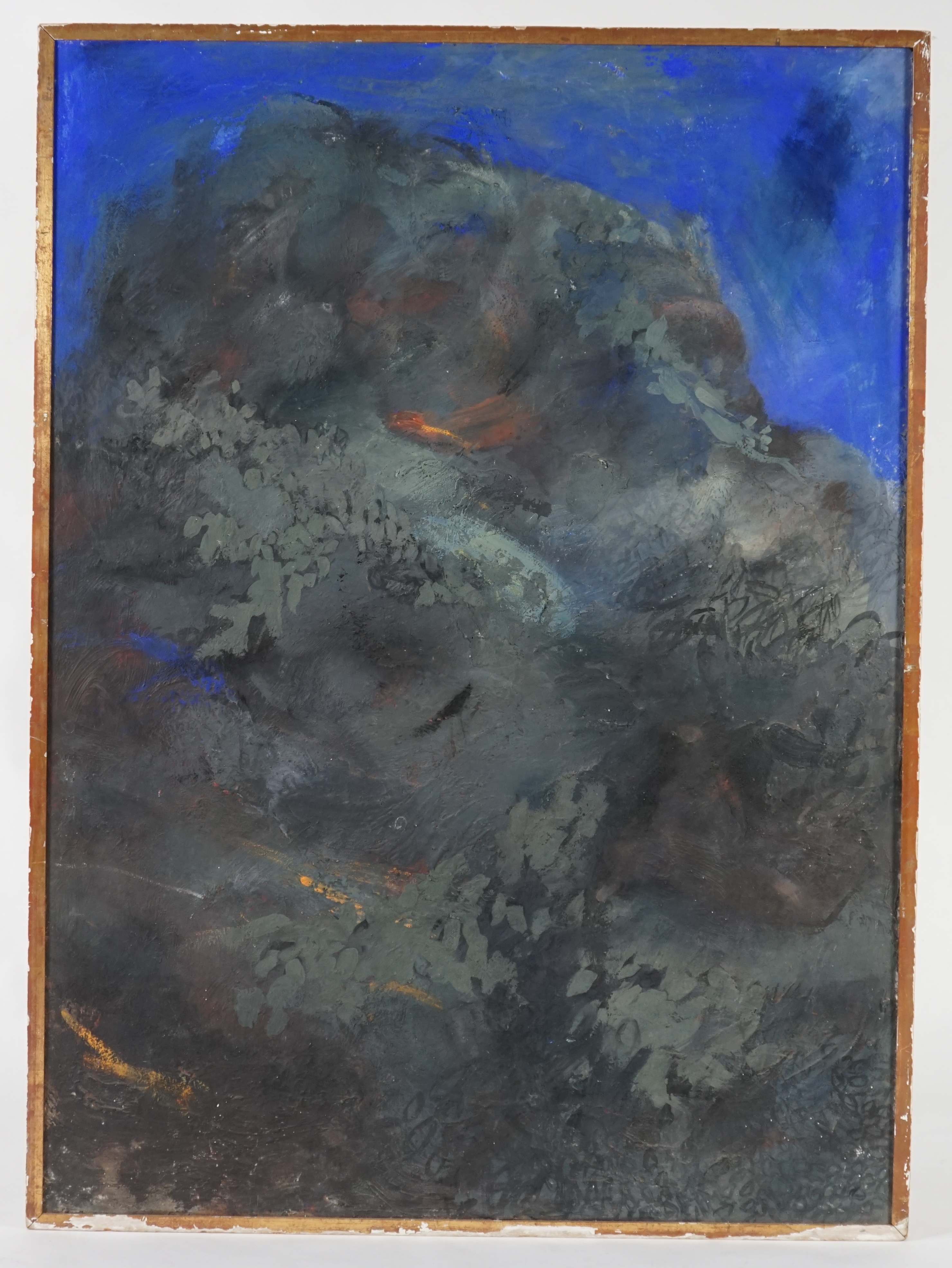 Anthony Fry (British, 1927-2016), Untitled landscape, impasto oil on board, 167 x 121cm